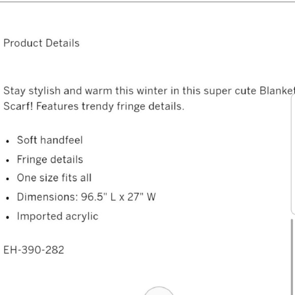 PINK Victoria’s Secret Blanket Scarf NWOT - Picture 4 of 4